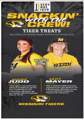 SNACKIN' WITH THE CREW! TIGER TREATS 7oz