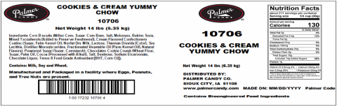 COOKIES & CREAM YUMMY CHOW 14#