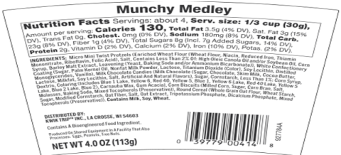MUNCHY MEDLEY TO GO 4oz