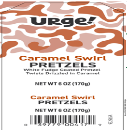 CARAMEL SWIRL PRETZELS 6oz
