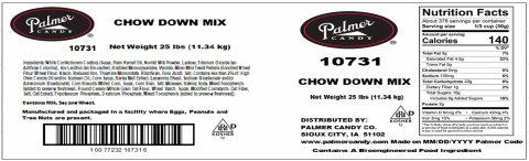 STAR SNACKS CHOW DOWN 25#