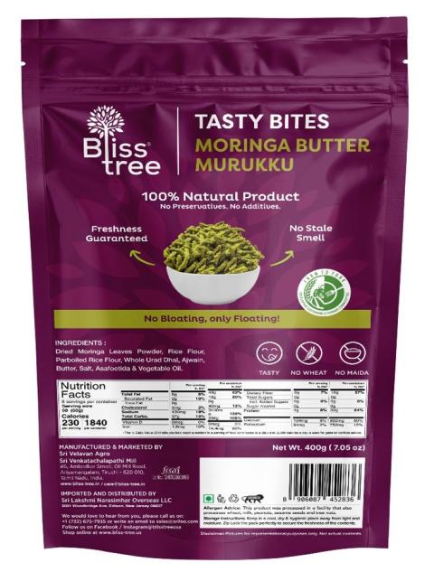 Bliss Tree Millet Butter Ribbon Pakoda