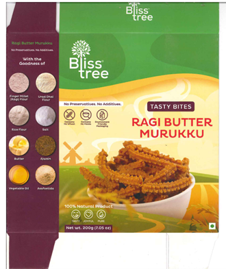 Bliss Tree Millet Butter Ribbon Pakoda