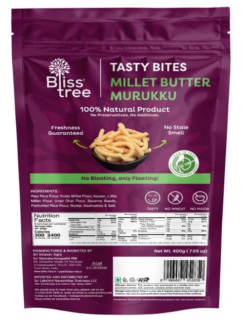 Bliss Tree Millet Butter Murukku
