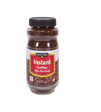 8-Ounce Clover Valley® Instant Coffee Package, UPC: 876941004069